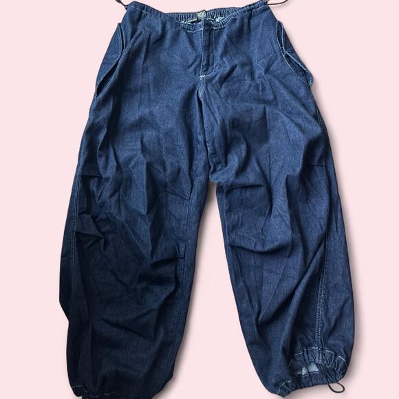 BDG Pants - Bdg Women's Navy and Blue Trousers